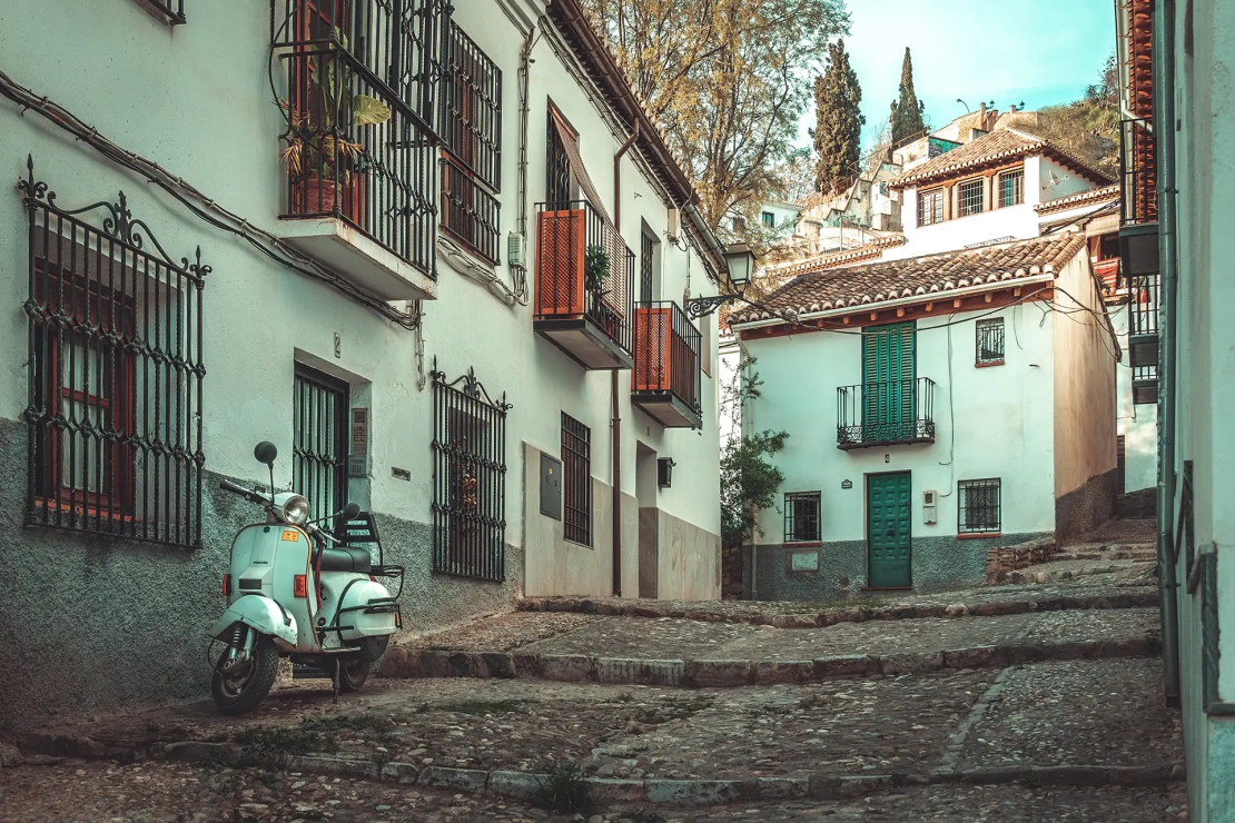 Urbane Idylle in Granada