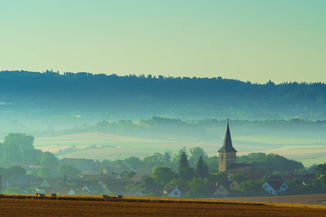 Gebsattel im Morgenlicht
