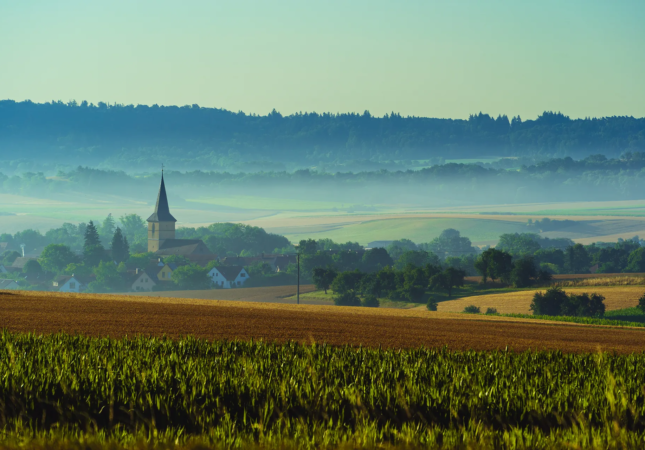 Gebsattel im Morgenlicht